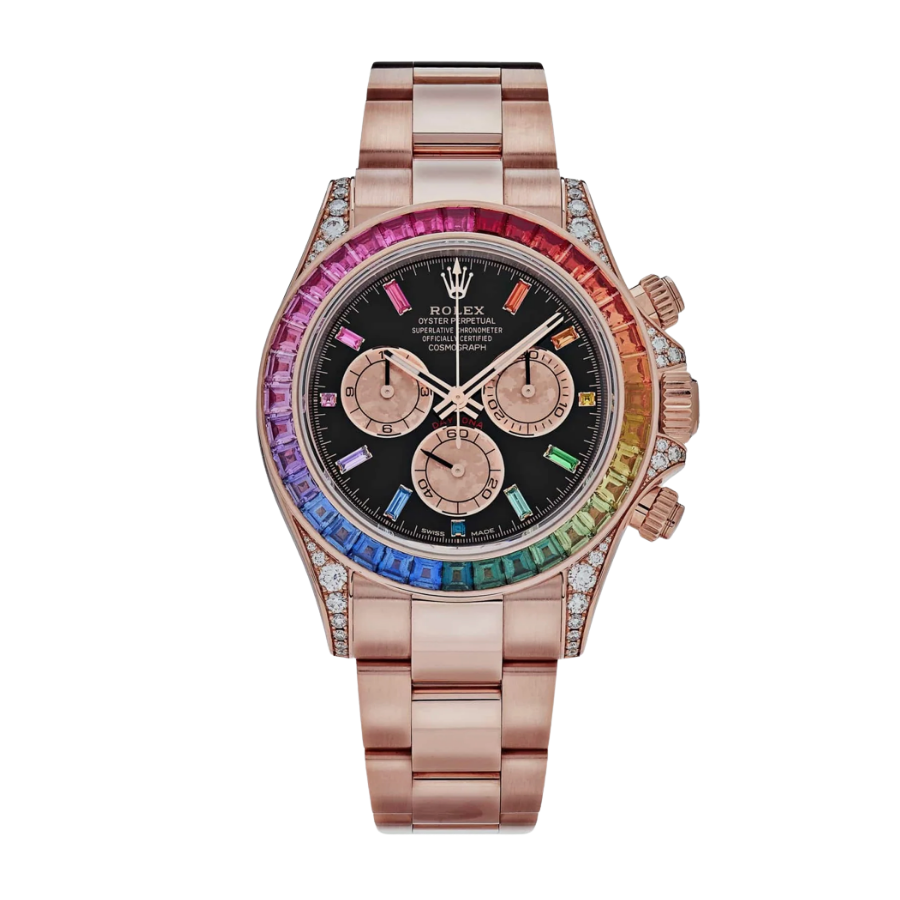 Daytona black dial sapphire bezel 40mm