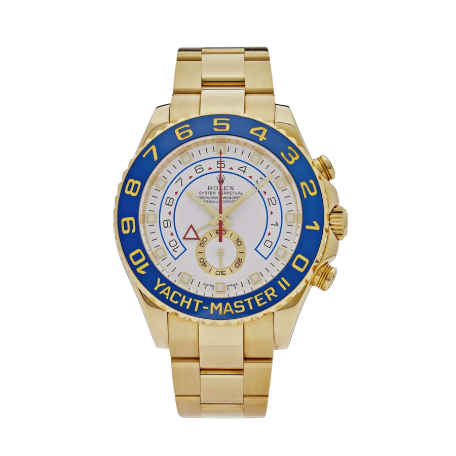 Yacht-master yellow gold white dial 44mm