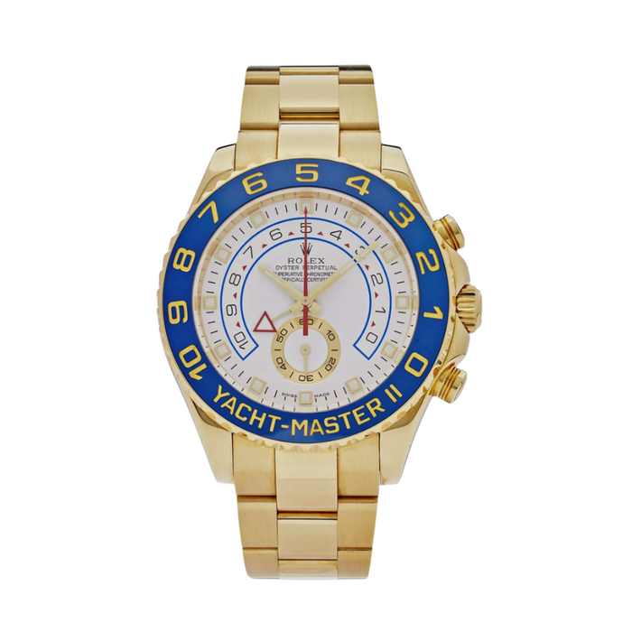 Yacht-master yellow gold white dial 44mm