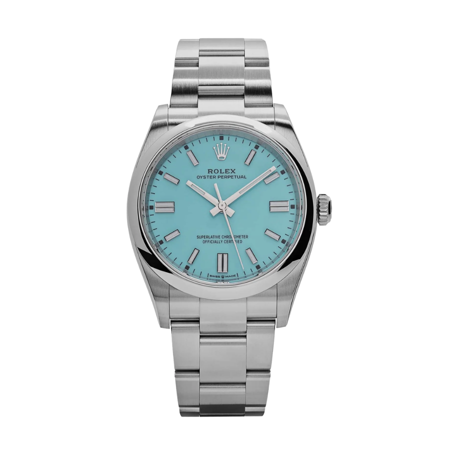 Oyster perpetual baby blue dial 36mm