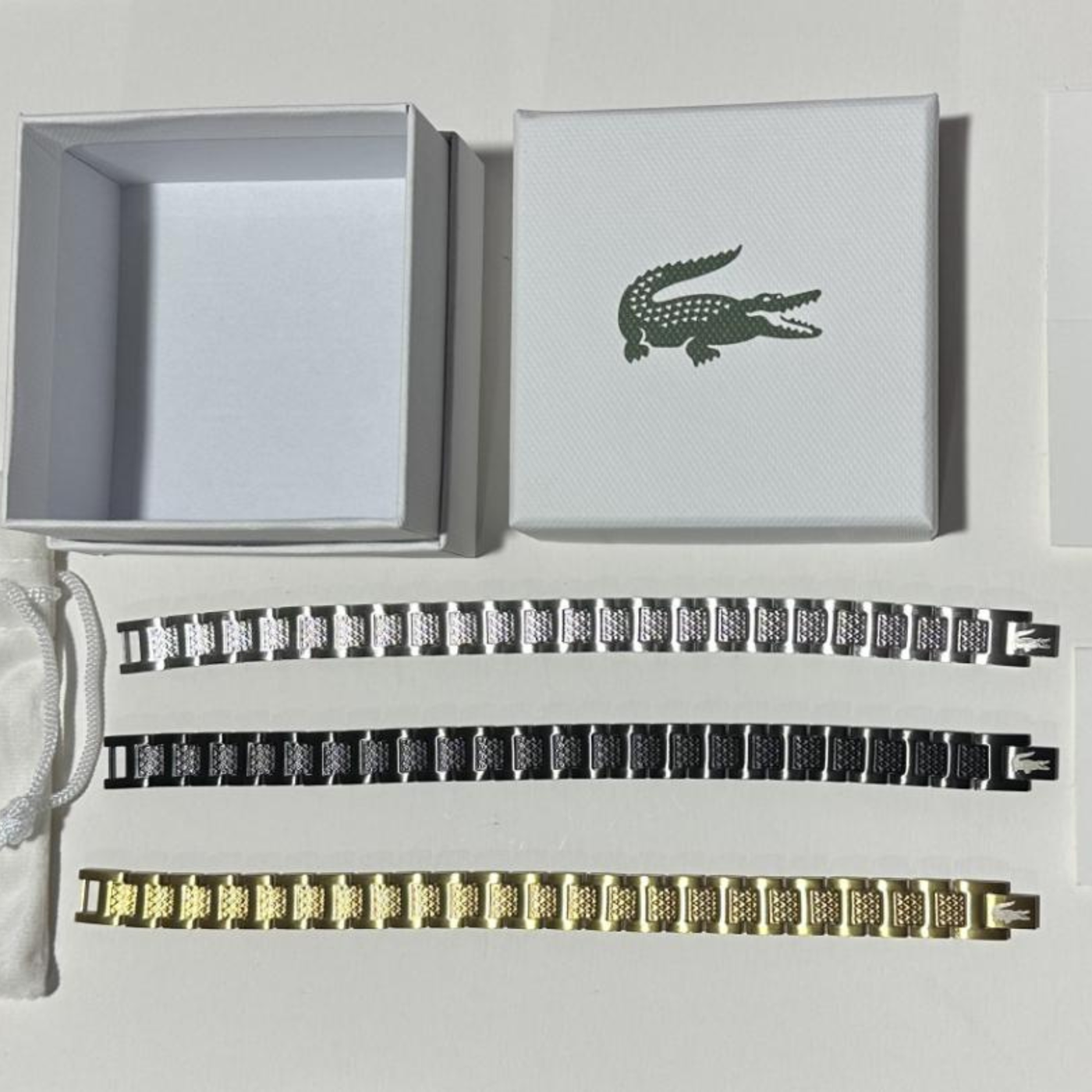 Pulseira Lacoste Larga