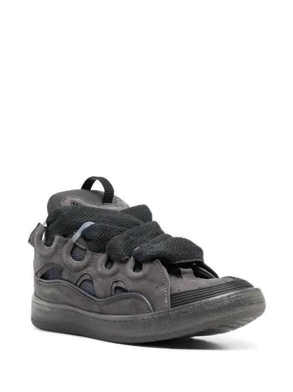 Curb lace-up Grey