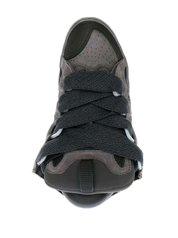 Curb lace-up Grey
