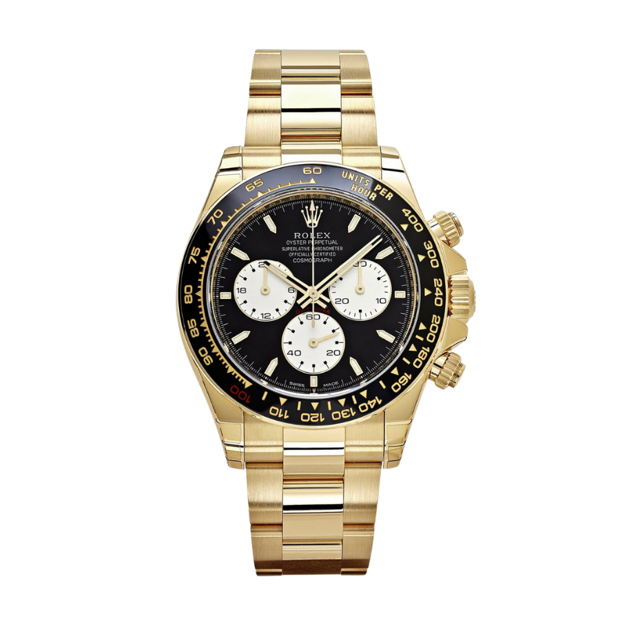 Daytona yellow gold black dial 40mm