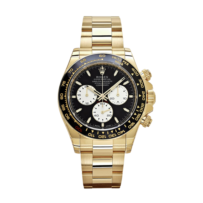 Daytona yellow gold black dial 40mm