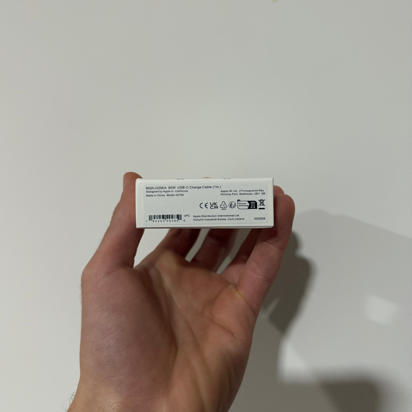 Cabo USB-C para USB-C Apple