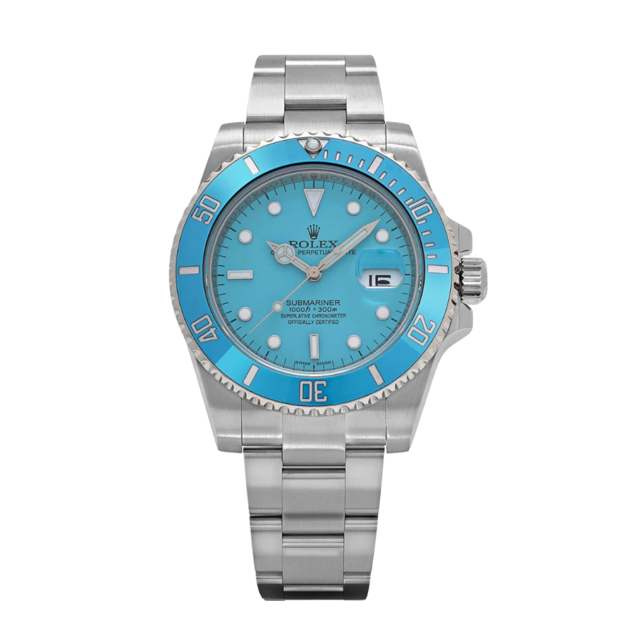 Submariner custom blue dial 40mm