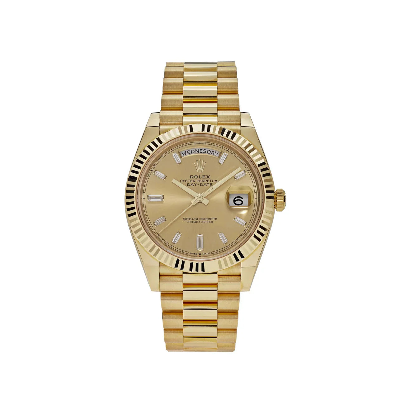 Day-date gold watch