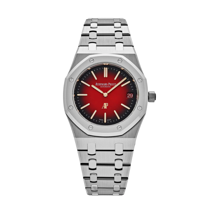 Royal oak titanium burgundy dial