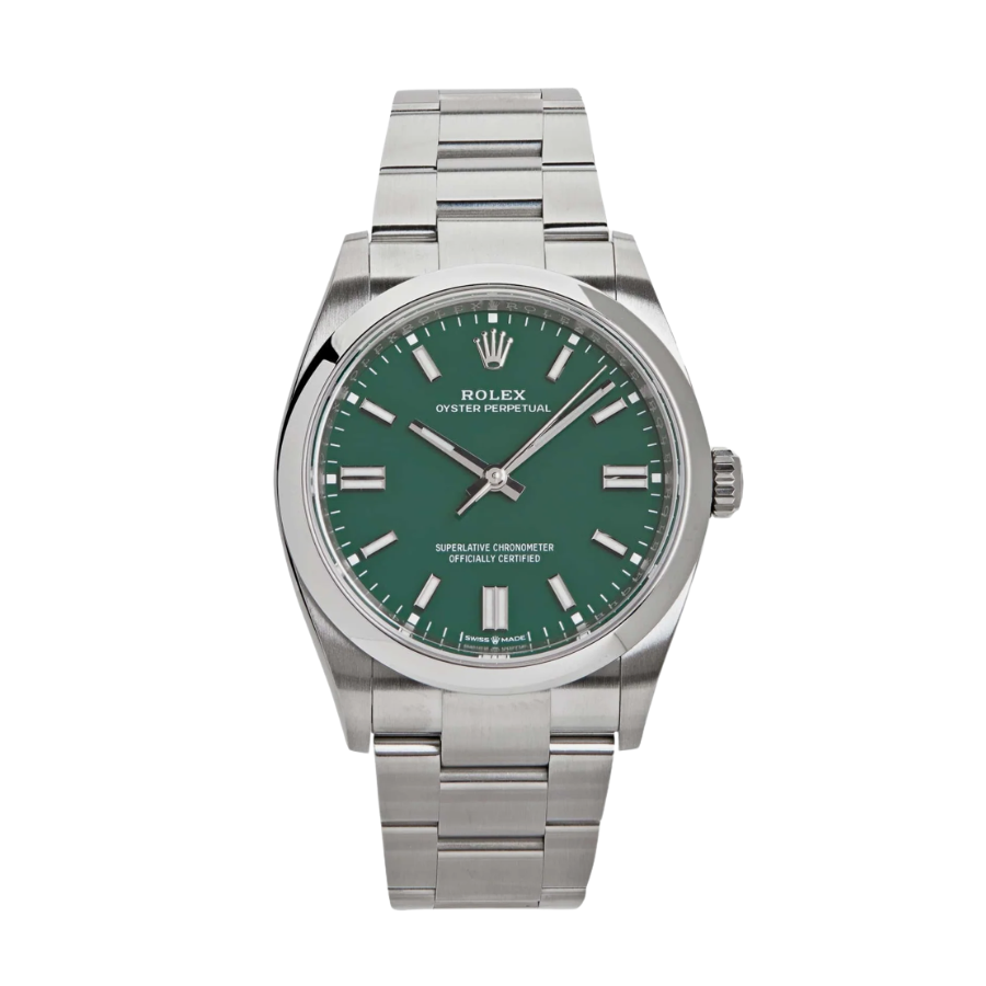 Oyster perpetual green dial