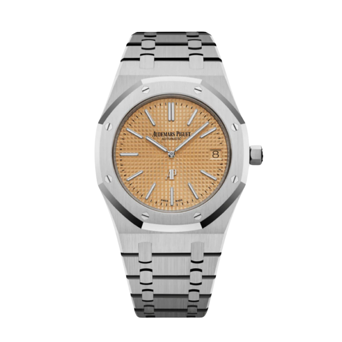 Royal oak gold salmon dial