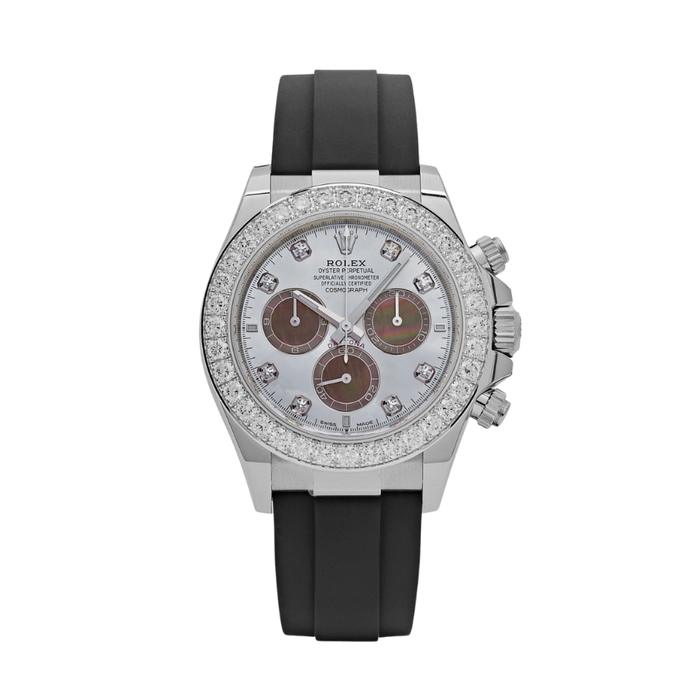 Daytona diamond mother of pearl 40mm