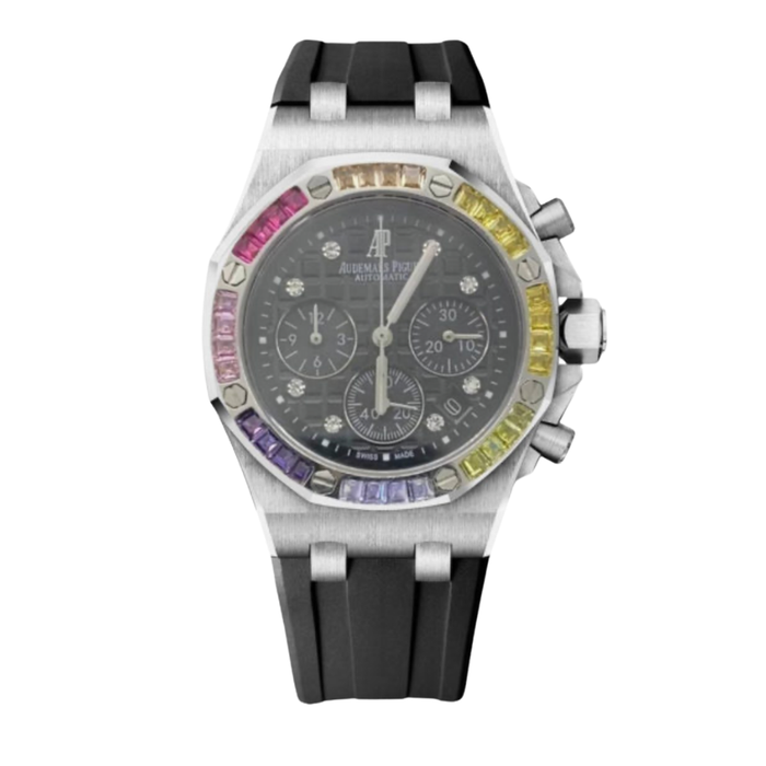 Royal oak black diamond dial