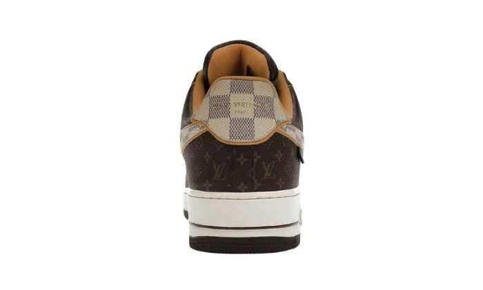 Monogramma Marrone Damier Azur