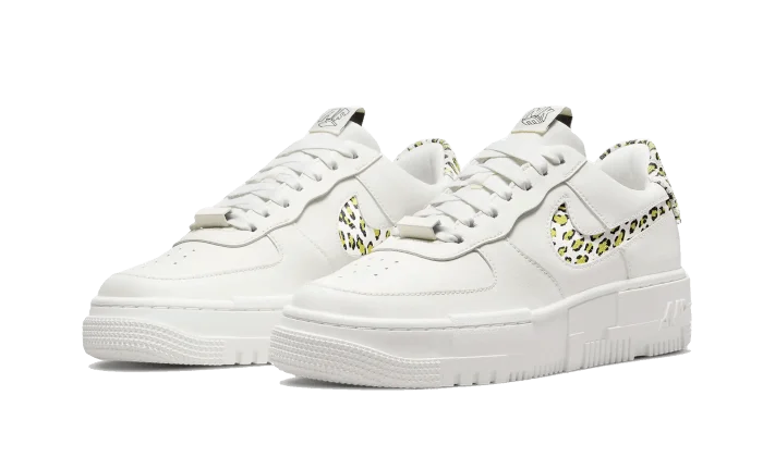 Pixel White Leopard