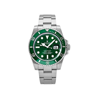 Submariner Date 116610LV 'Hulk' Steel Green Dial Oyster