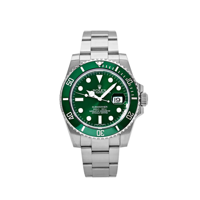 Submariner Date 116610LV 'Hulk' Steel Green Dial Oyster