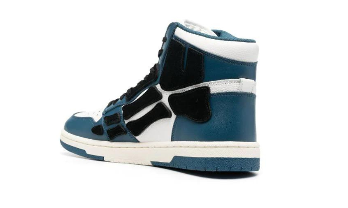 Skel teal black high