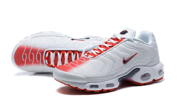 White With Red Stripe