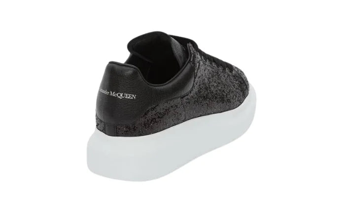 Women’s Glitter Oversized Sneaker in Black