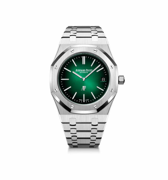 Royal Oak 16202PT.OO.1240PT.01 'Jumbo' Extra-Thin '50th Anniversary' Green Dial