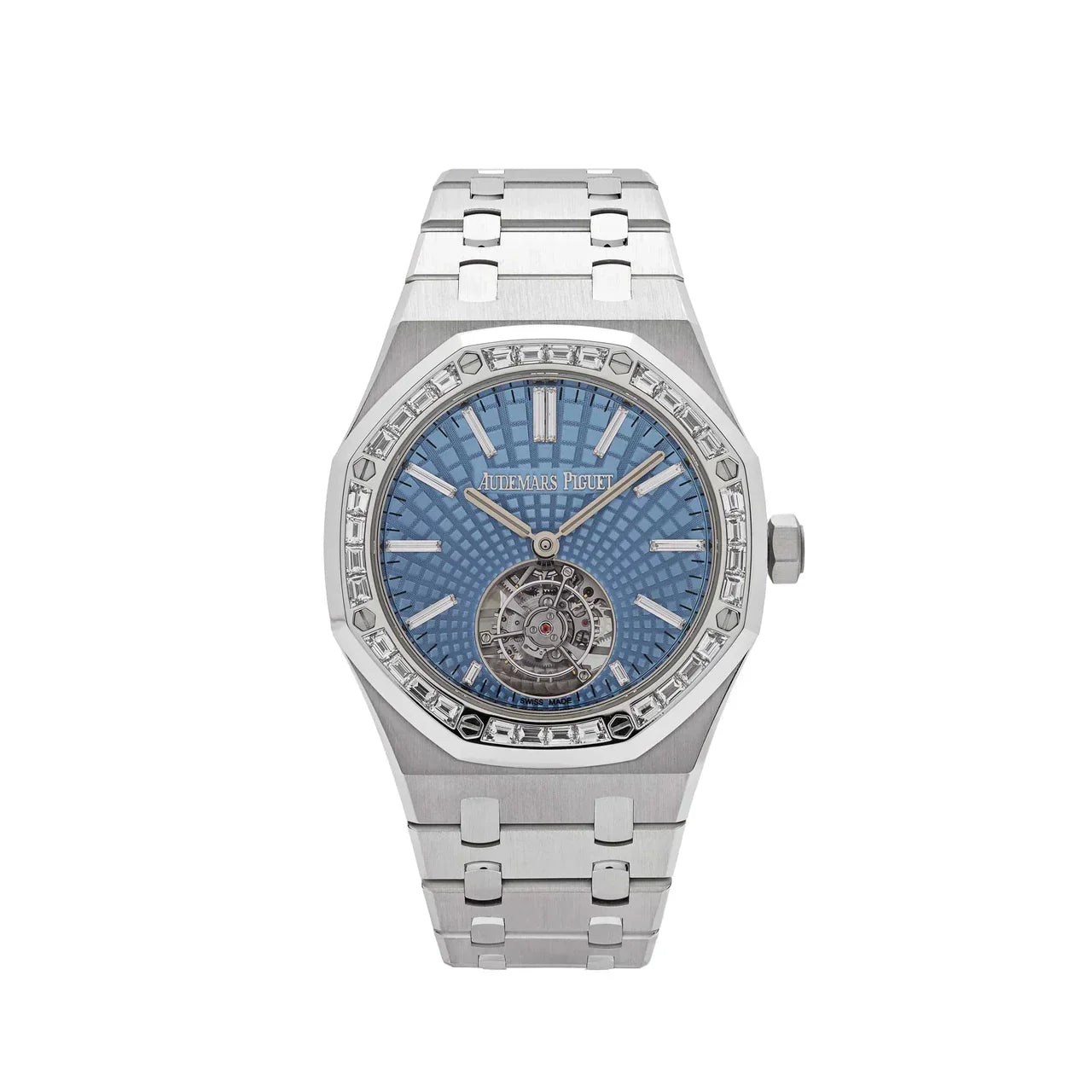 Royal Oak 26535PT.ZZ.1220PT.01 Selfwinding Flying Tourbillon Platinum Light Blue Dial