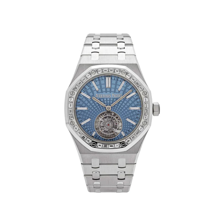 Royal Oak 26535PT.ZZ.1220PT.01 Selfwinding Flying Tourbillon Platinum Light Blue Dial