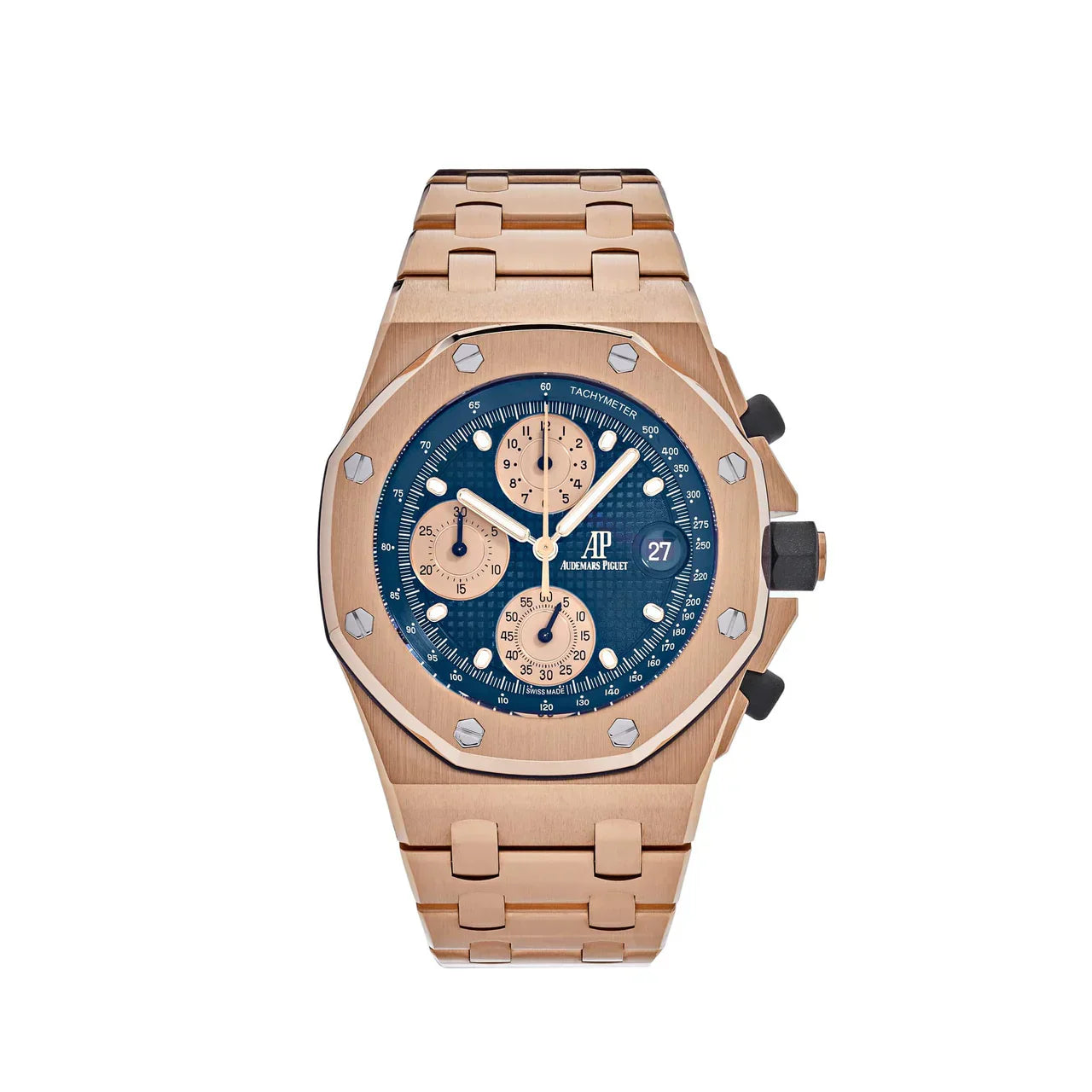Royal Oak Offshore 26238OR.OO.2000OR.01 Chronograph 'Brick' Rose Gold Blue Dial