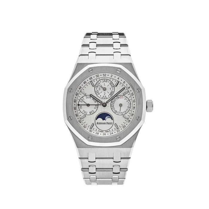 Royal Oak Perpetual Calendar 26574ST.OO.1220ST.01 Steel White Dial