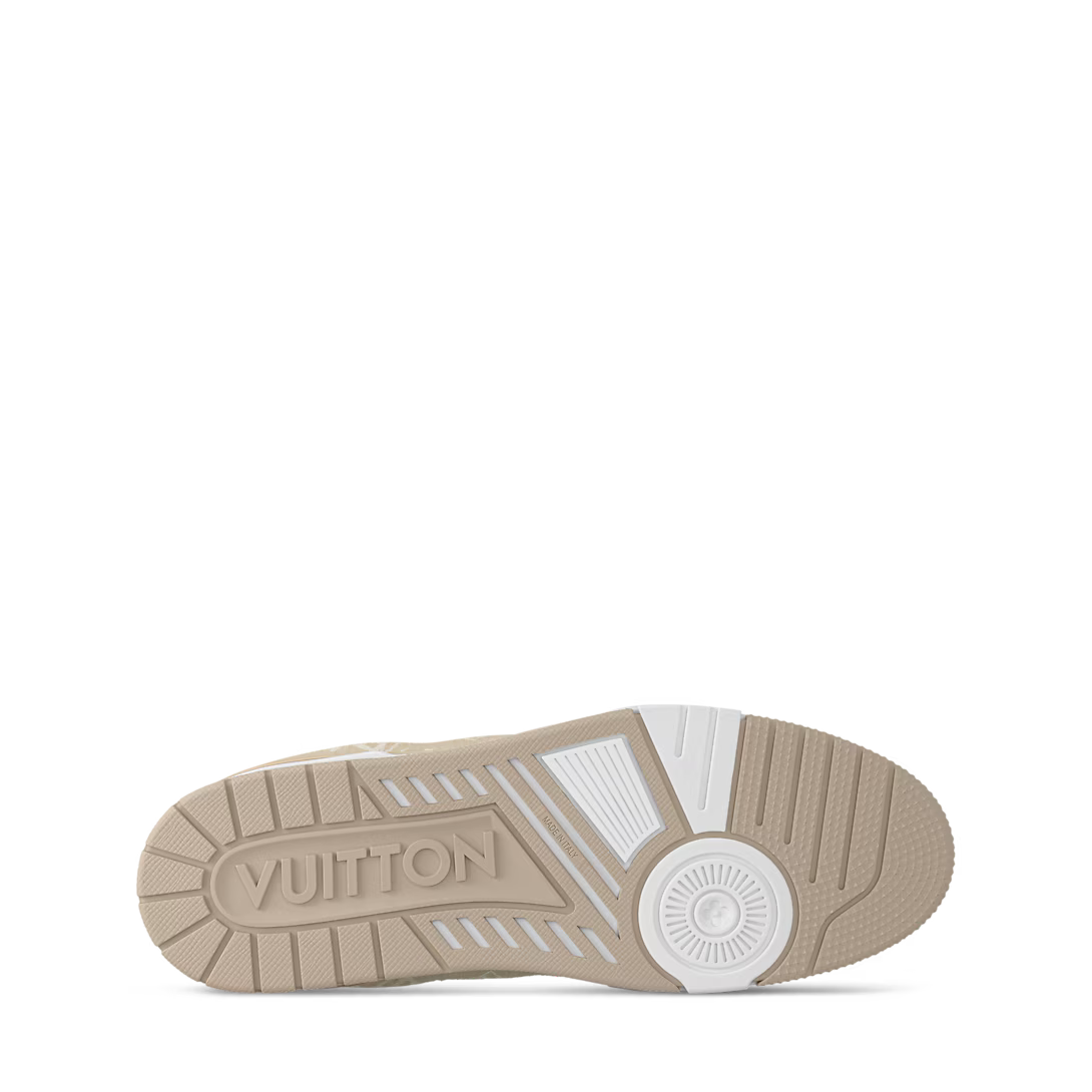 Champagne Monogram Denim White