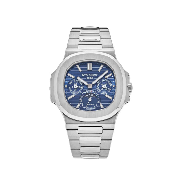 Nautilus 5740/1G-001 'Tiffany & Co.' Perpetual Calendar Moon Phase White Gold Blue Dial (2019)