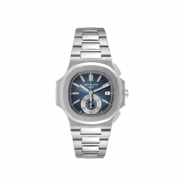 Nautilus 5980/1A-001 Chronograph Steel Blue Dial