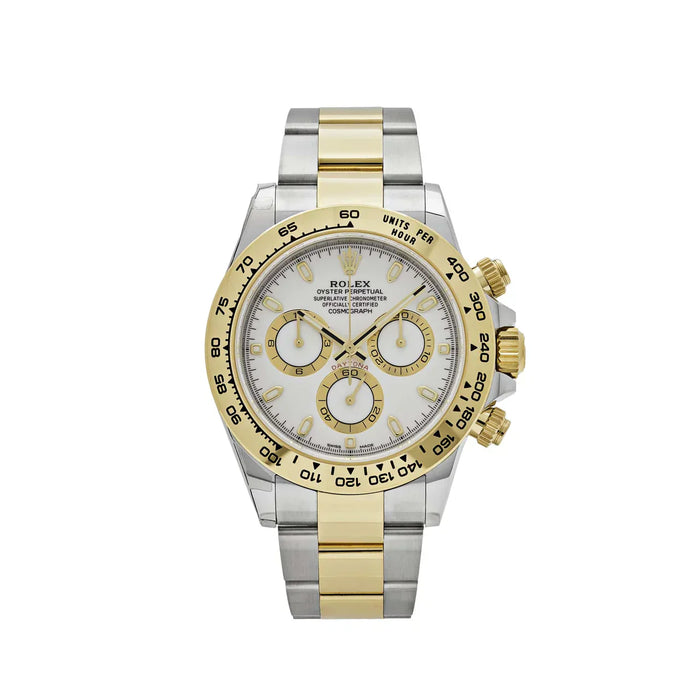 Daytona 116503 Two-Tone Yellow Gold Steel White Dial (2023)